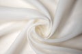 Silk fabric, matte organza `Carolina`, cream colors.