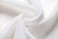 Silk fabric, matte organza "Carolina", milk colors.
