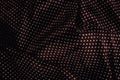 Silk fabric with polka dots Royalty Free Stock Photo