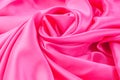 Silk fabric texture, background, red-colored single-colored Royalty Free Stock Photo