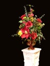 Silk flower with stand.