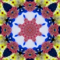 4th of July Patriotic Colored Kaleidoscope