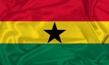 Silk Ghana Flag