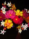 Silk lantern flowers