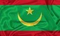 Silk Mauritania Flag