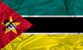 Silk Mozambique Flag