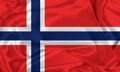 Silk Norway Flag