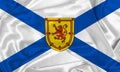 Silk Nova Scotia Flag Royalty Free Stock Photo