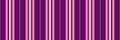 Silk pattern stripe texture, content lines vertical textile. Sew fabric seamless vector background in pink and purple colors Royalty Free Stock Photo