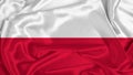 Silk Poland Flag