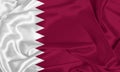 Silk Qatar Flag