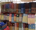 Silk for sale at Talat Sao Royalty Free Stock Photo