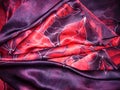 The silk scarf. Texture of silk. Royalty Free Stock Photo