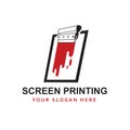 silk screen printing icon