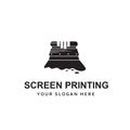 Silk screen printing icon