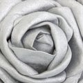 Silk silver rose