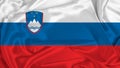 Silk Slovania Flag Royalty Free Stock Photo