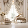 Silk Symphony: Elevating Interior Design with Opulent Drapery