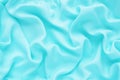 Silk texture, abstract background luxury aqua blue fabric Royalty Free Stock Photo