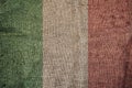 Silk texture flag of Italy Royalty Free Stock Photo