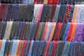 Silk tie on display Royalty Free Stock Photo