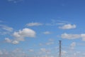 Silk Tower with clouds and blue sky