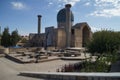 Gur emir timur amir mausoleum tamerlane tomb minaret samarkanda interior