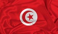 Silk Tunisia Flag