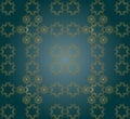 gold decorative pattern Silk vintage geometric ornamental background Royalty Free Stock Photo