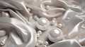 Silk whispers with foil flourishes, enigmatic pearl intricacy