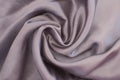 Silk wrinkled gray fabric. View from above.