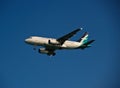 Silkair A319-132 on Final Royalty Free Stock Photo