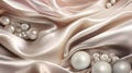 Silken pearl symphony, luminous silk and foil blend