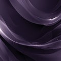 Silken Waves of Dark Purple A Harmonious Dance of Light and Emotion Royalty Free Stock Photo