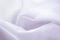 Silky fabric curve shape fashion white cloth abstract background with Beauty soft waves textured. luxury textile material purple Royalty Free Stock Photo