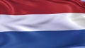 Silky Flag of Netherlands