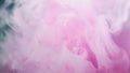 Silky smoke ink water swirl pink fantasy flow art Royalty Free Stock Photo