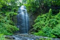 Silky smooth motion water falls Royalty Free Stock Photo