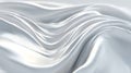 Silky Smooth Waves: Abstract White Fabric Texture for Elegant Backgrounds Royalty Free Stock Photo