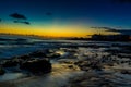 Silky smoth ocean water long exposure