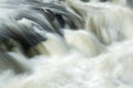 Silky water of Cargill Falls in Putnam, Connecticut in springtime