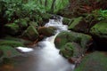 Silky waterfall Royalty Free Stock Photo