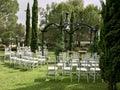 jardin para bodas Royalty Free Stock Photo