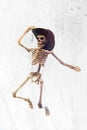 Dancing Skeleton Cowboy Hat