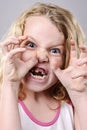 Silly funny face Royalty Free Stock Photo