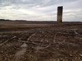 Silo, Douglass Lake, Newport Tennessee Royalty Free Stock Photo