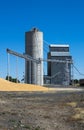 Silo and grain elevator Royalty Free Stock Photo