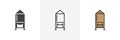 Silo icon vector set on white background Royalty Free Stock Photo