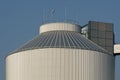 Silo of an industrial plant Royalty Free Stock Photo