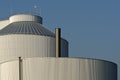 Silo of an industrial plant Royalty Free Stock Photo